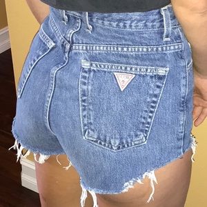 Vintage Guess denim shorts